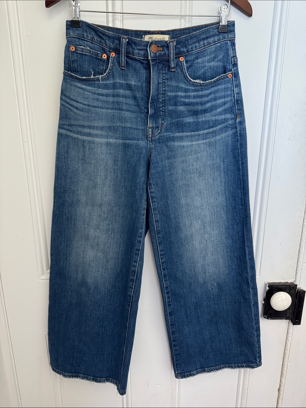 Madewell Wide-Leg Crop Jeans